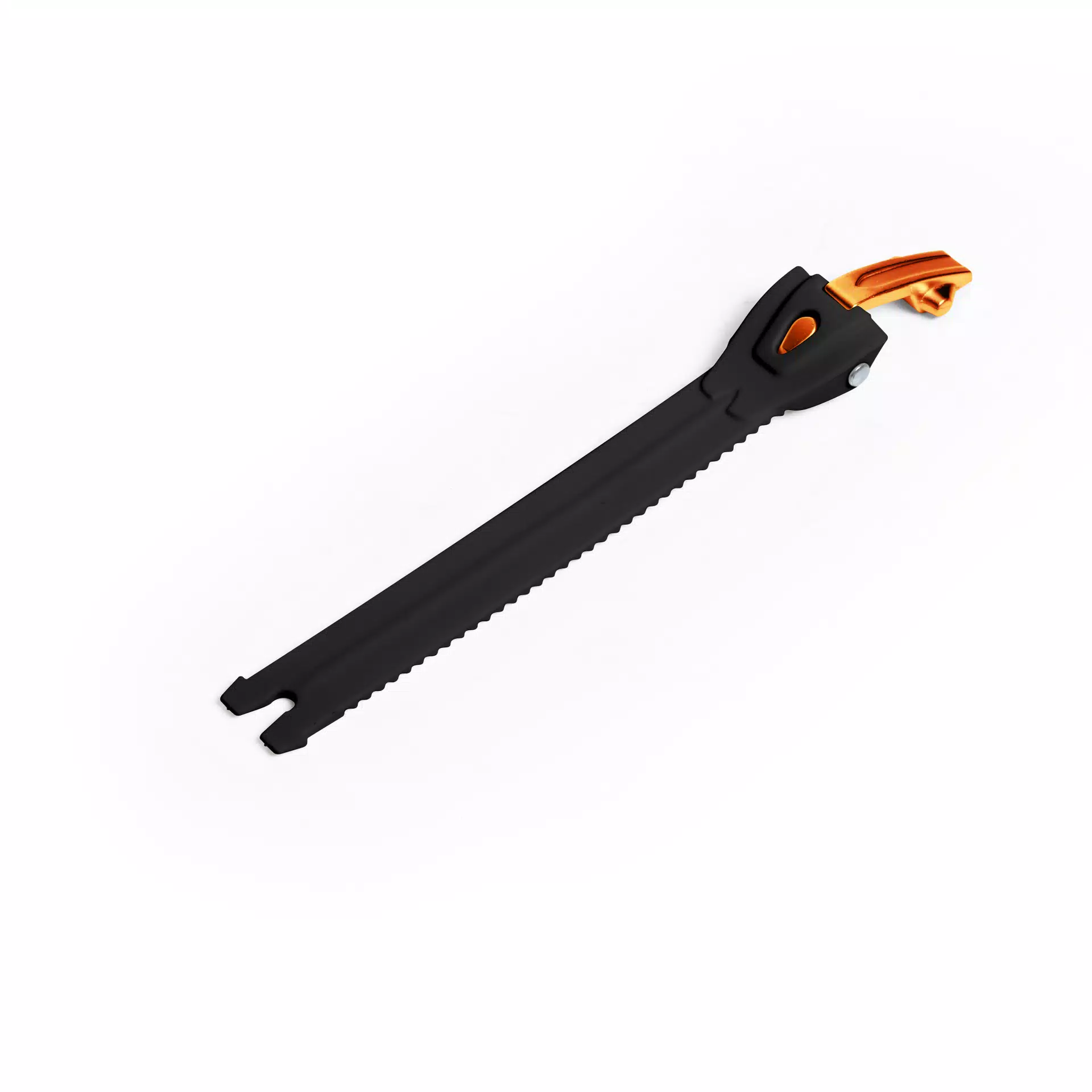 CLOSURE BAND WITH ALUMINUM PULLER L 17cm COMP EVO 2 - BLACK / ORANGE ...