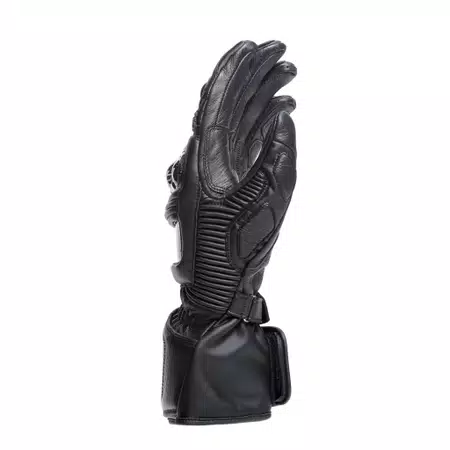 DRUID 4 - MEN'S MOTORCYCLE LEATHER GLOVES - BLACK/BLACK/CHARCOAL-GRAY - 2