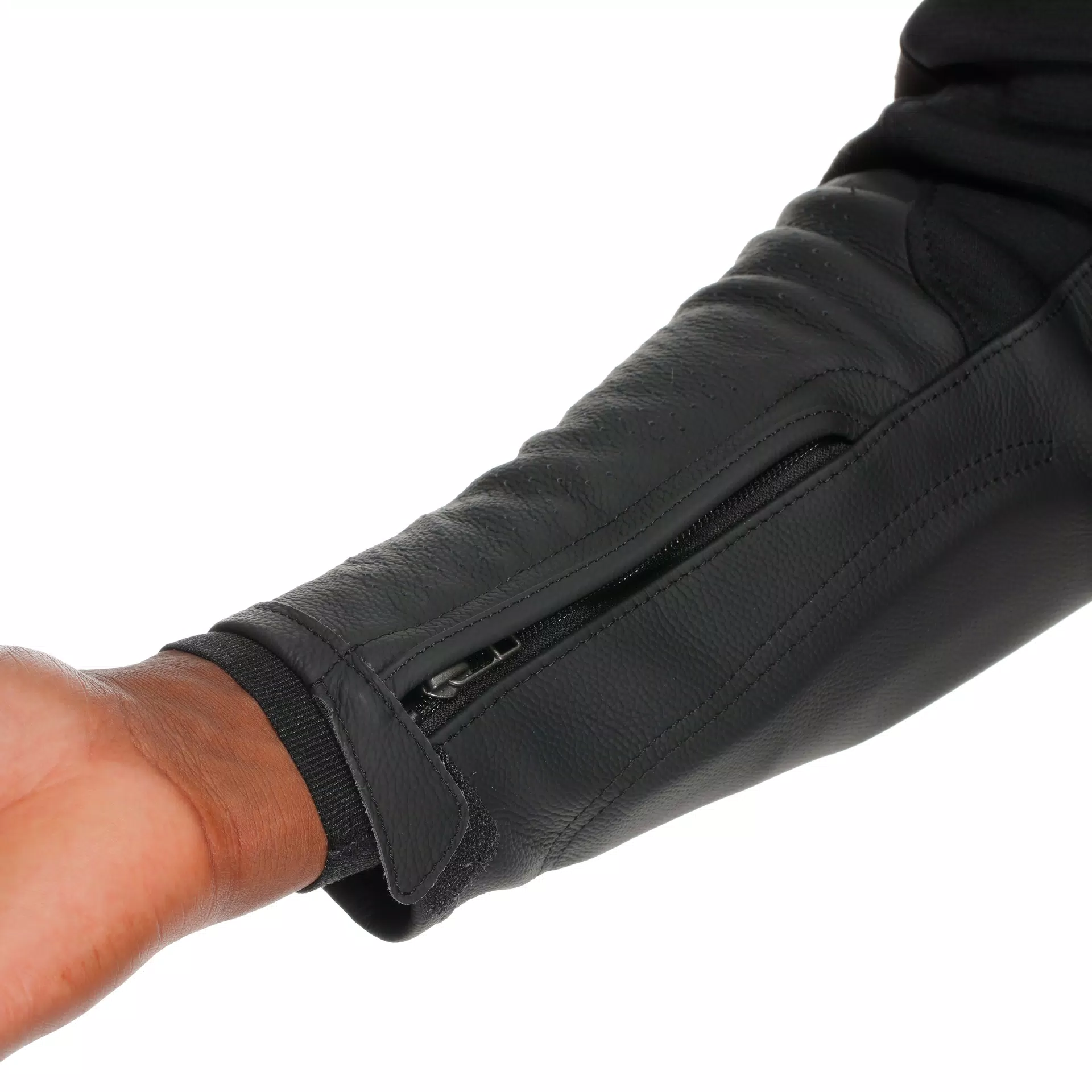 RACING 5 - MEN PERFORATED LEATHER MOTORCYCLE JACKET