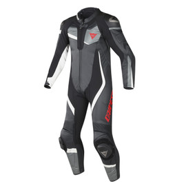 VELOSTER 1 PIECE PERFORATED SUIT BLACK/ANTHRACITE/WHITE