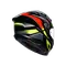 K6 S ERAZER BLACK/RED/YELLOW FLUO - MOTORBIKE FULL FACE HELMET DOT (E2206)