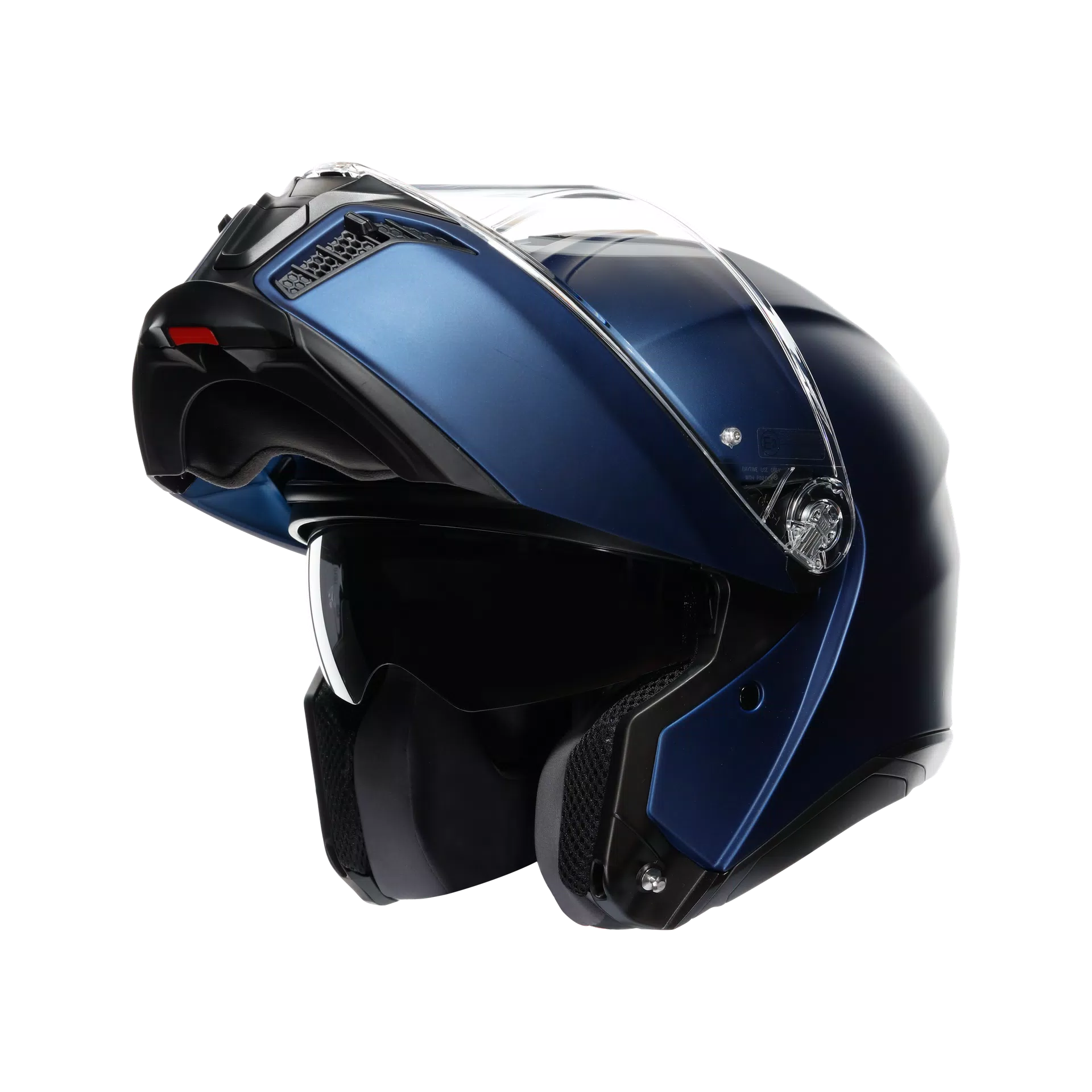 TOURMODULAR GALASSIA BLUE MATT - CASCO MOTO MODULARE E2206
