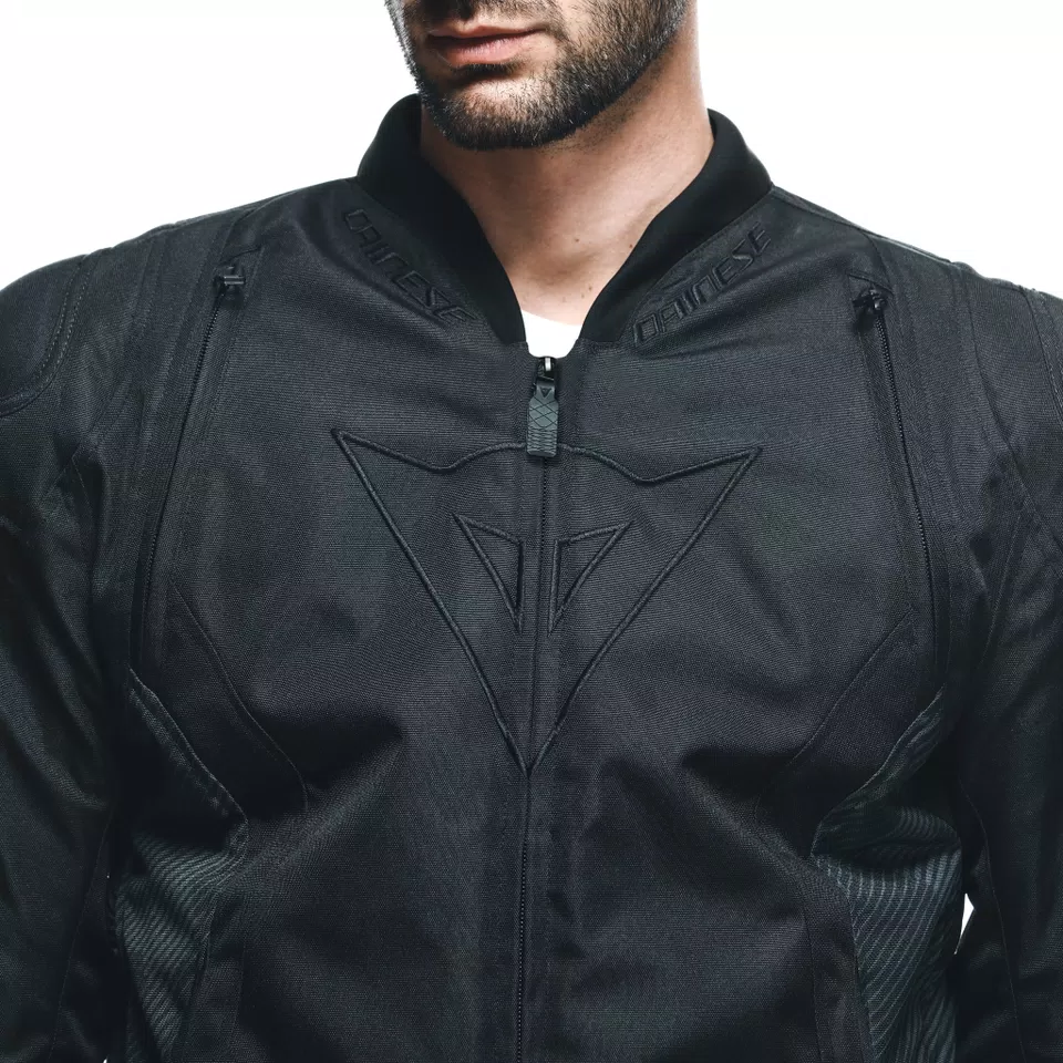 AVRO 5 - CHAQUETA DE MOTO DE TELA PARA HOMBRE - BLACK/BLACK/BLACK - 7