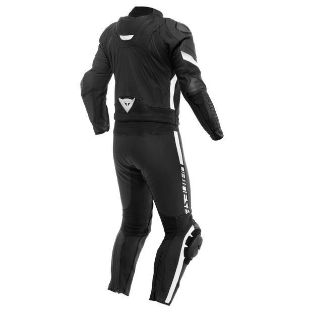 avro-4-leather-2pcs-suit-s-t-black-matt-black-matt-white image number 1