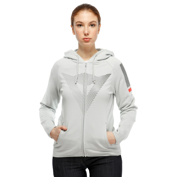 fade-lady-full-zip-hoodie-glacier-gray-dark-gray-red image number 2