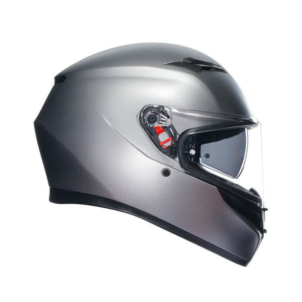 Agv K3 E2206 Striga Helmet Matt Black Grey Red AG-18381001-018 Full Face  Helmets