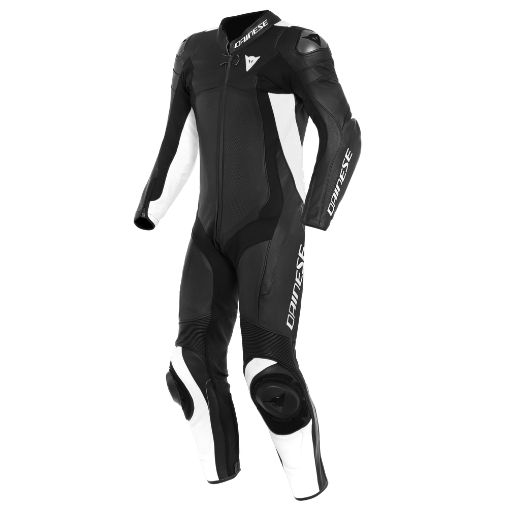assen-2-1-pc-perf-leather-suit-black-black-white image number 0