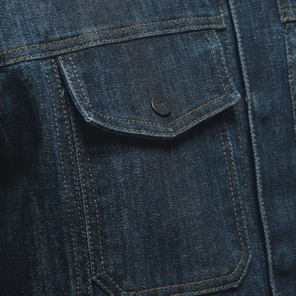 DENIM TEX - MEN'S MOTORCYCLE JACKET IN FABRIC - BLUE - 10