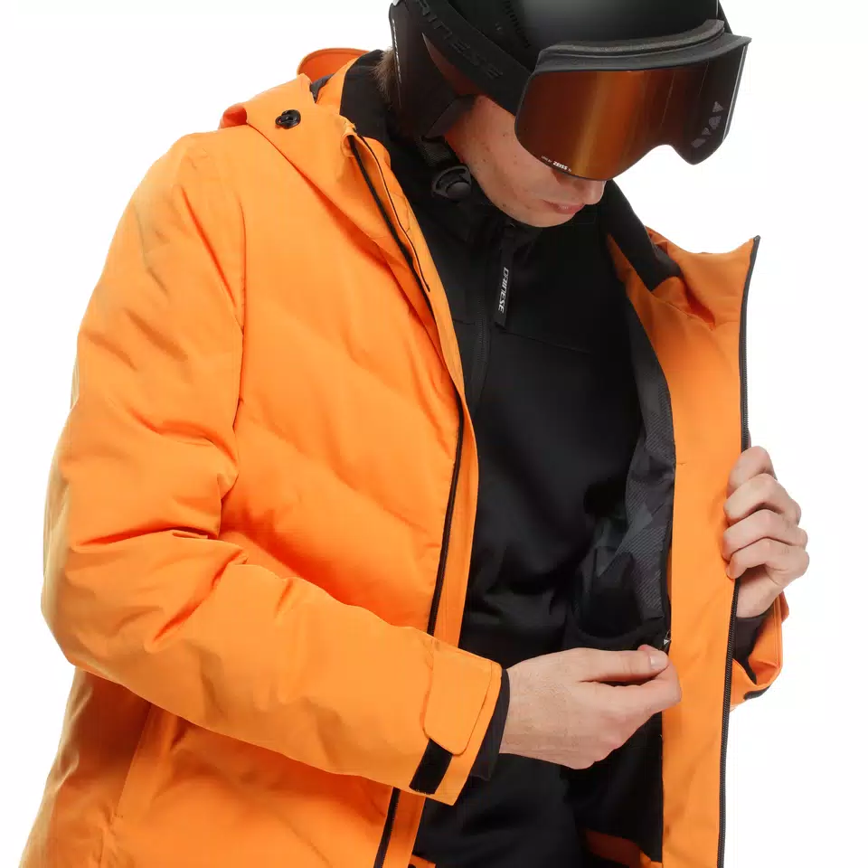 ETESIA AEROSENSE-DRY - MEN'S SKI JACKET - ORIOLE ORANGE - 10