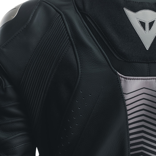 super-speed-4-giacca-moto-in-pelle-uomo-black-matt-charcoal-gray image number 14