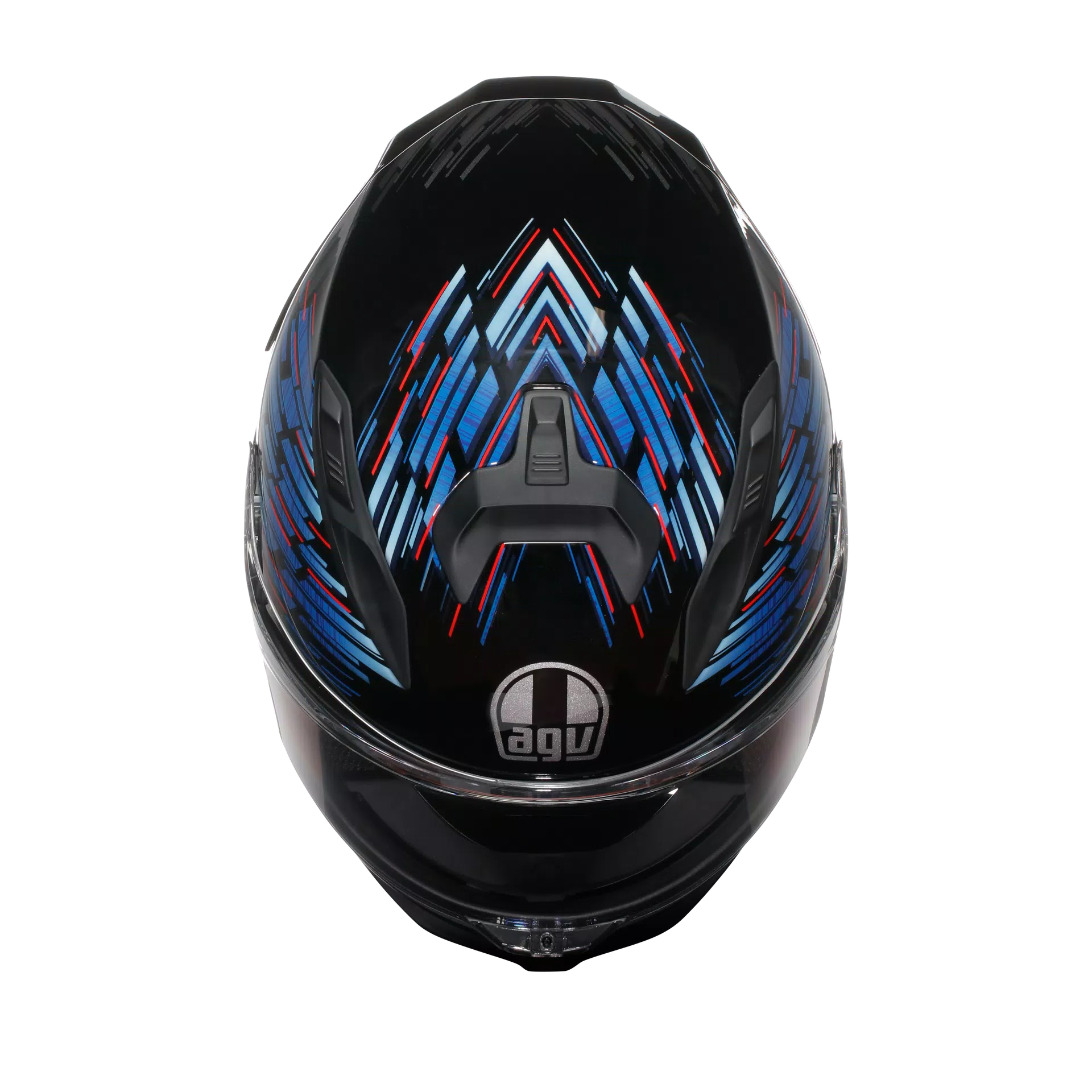 K7 AGV E2206 MPLK - GENISYS MATT BLACK/BLUE/GREY