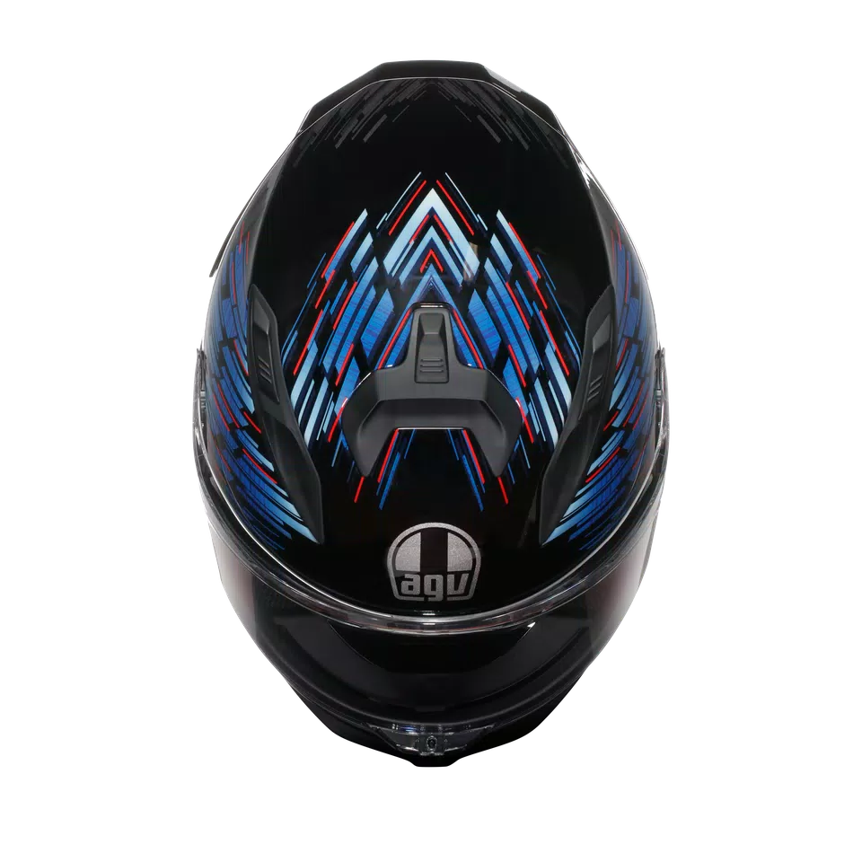 K7 AGV E2206 MPLK - GENISYS MATT BLACK/BLUE/GREY -  - 7