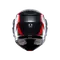 STREETMODULAR RESIA MATT GREY/SILVER/RED - CASQUE MOTO MODULAIRE E2206