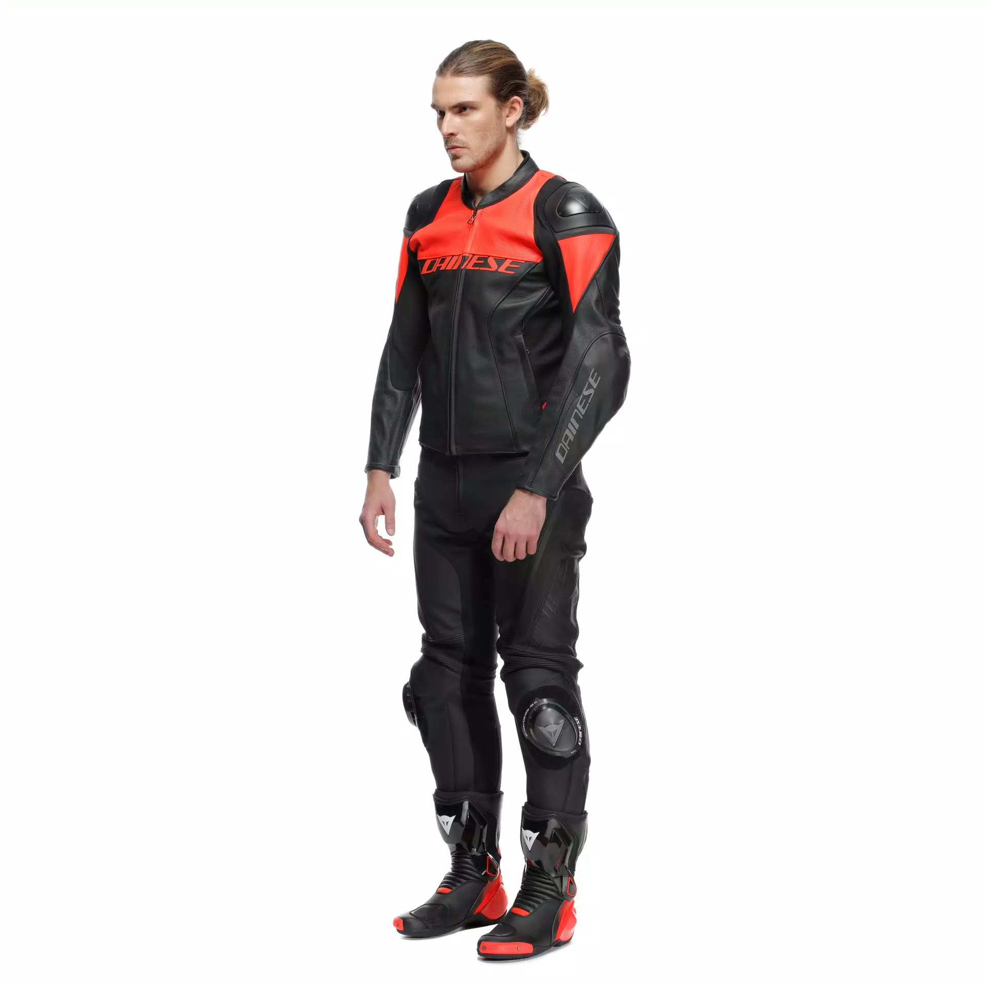 DELTA 4 - MEN LEATHER MOTORCYCLE PANTS PERF. SHORT/TALL FIT