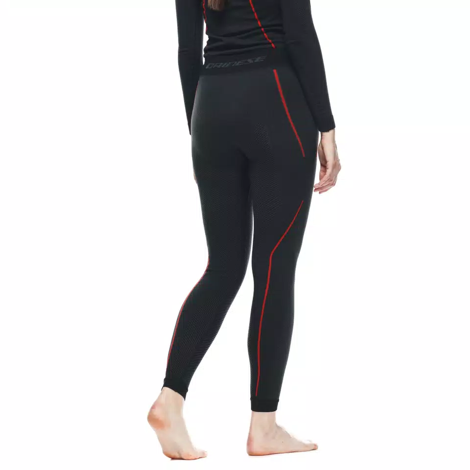SOTTOPANTALONI TERMICI MOTO DONNA - BLACK/RED - 5
