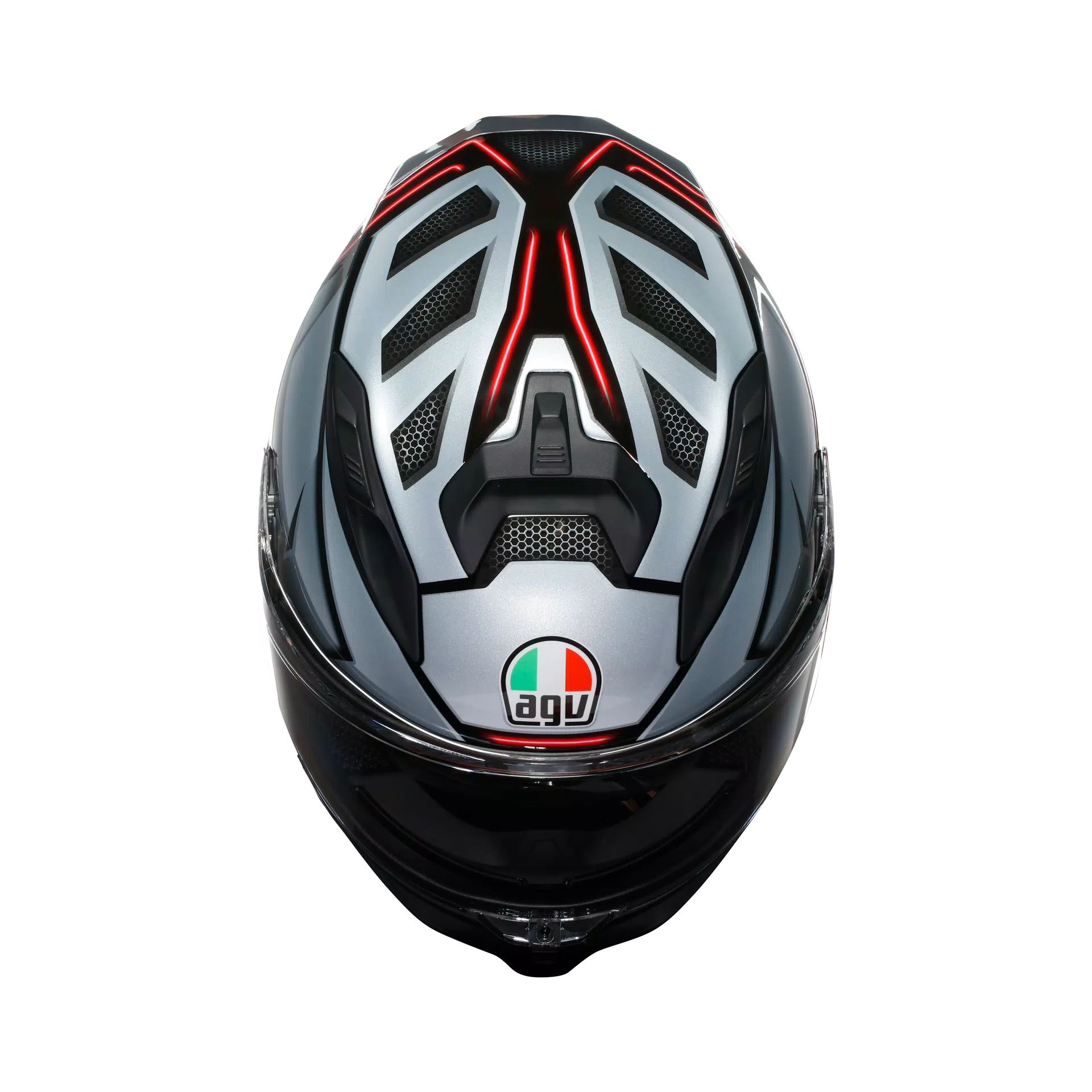 K7 AGV E2206 MPLK - JAEGER BLACK/SILVER