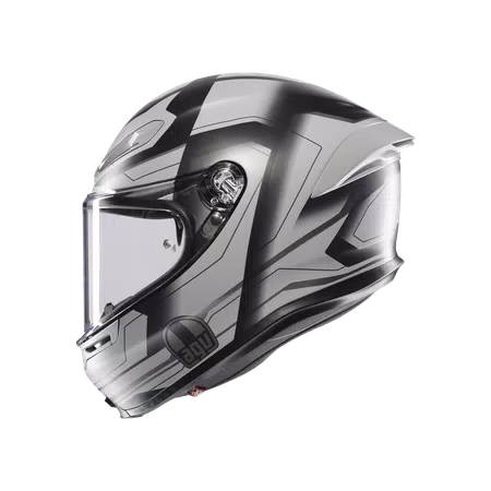 K6 S ULTRASONIC MATT BLACK/GREY - MOTORBIKE FULL FACE HELMET E2206 -  - 4