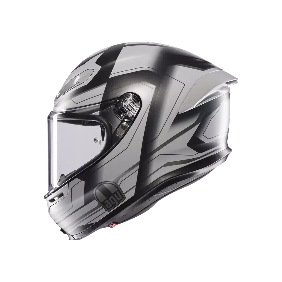 K6 S ULTRASONIC MATT BLACK/GREY - CASCO MOTO INTEGRALE E2206 -  - 4