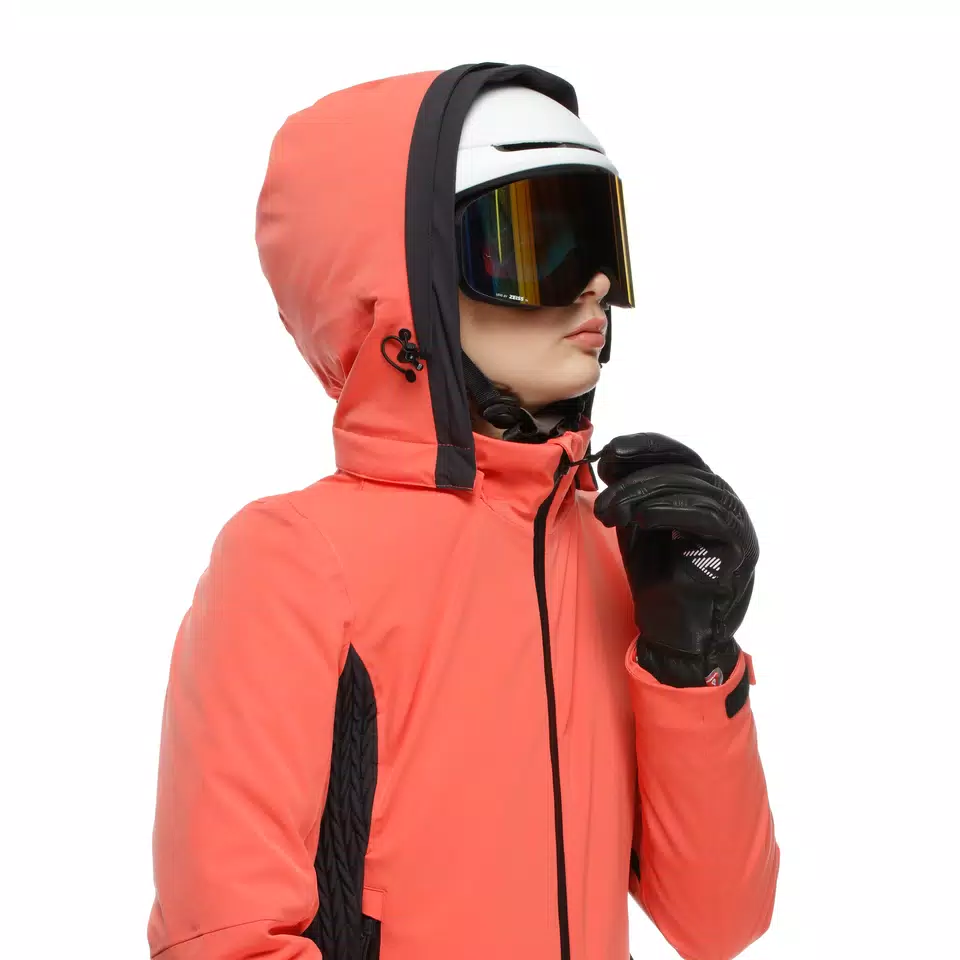 SPEED DEMON LAB - WOMEN’S SKI JACKET - CORAL/STRETCH LIMO - 5