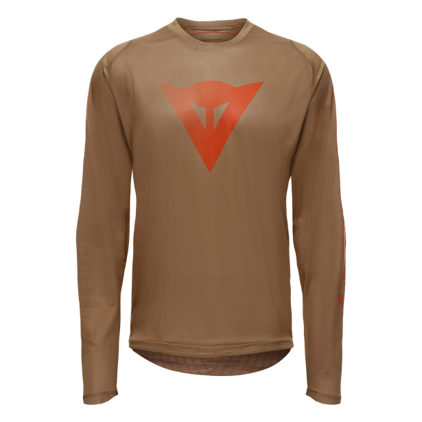 hg-aer-jersey-ls-maillot-de-v-lo-manches-courtes-pour-homme-brown-red image number 0