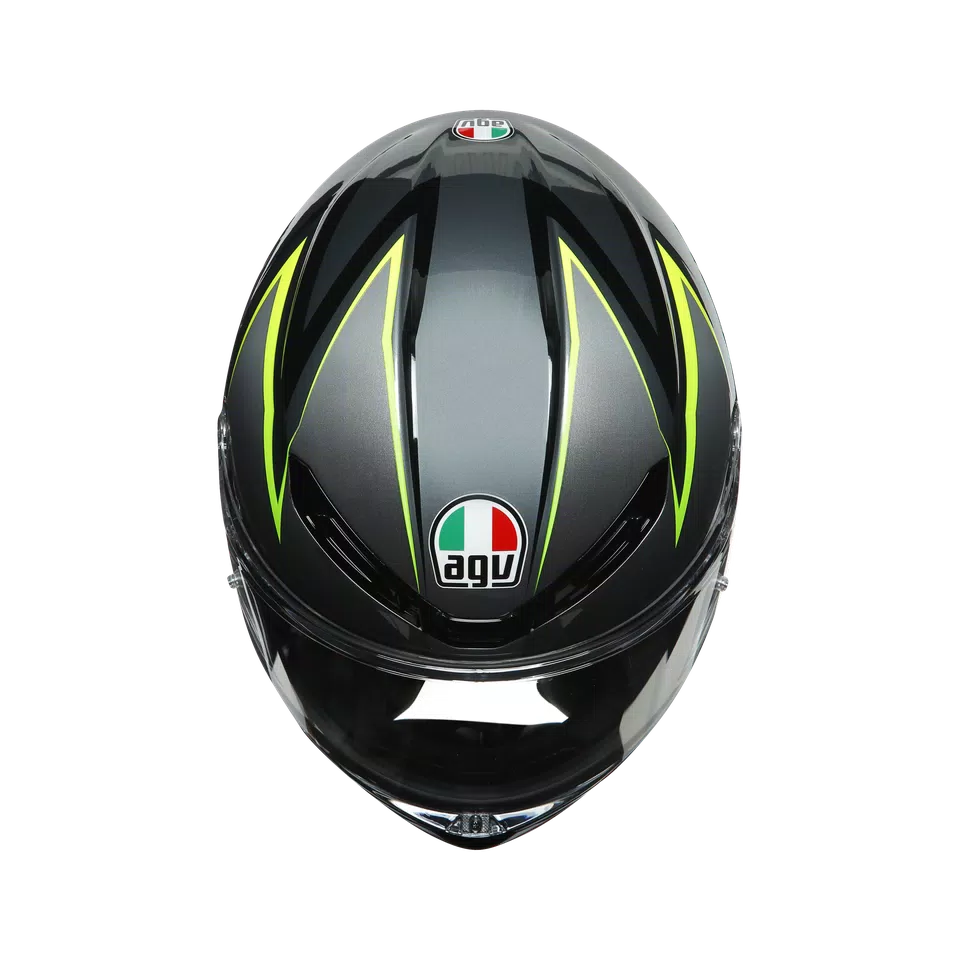 K6 AGV DOT(ECE) MULTI MPLK - FLASH GREY/BLACK/LIME | AGV