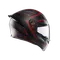 K1 S SLING MATT BLACK/RED - MOTORBIKE FULL FACE HELMET E2206