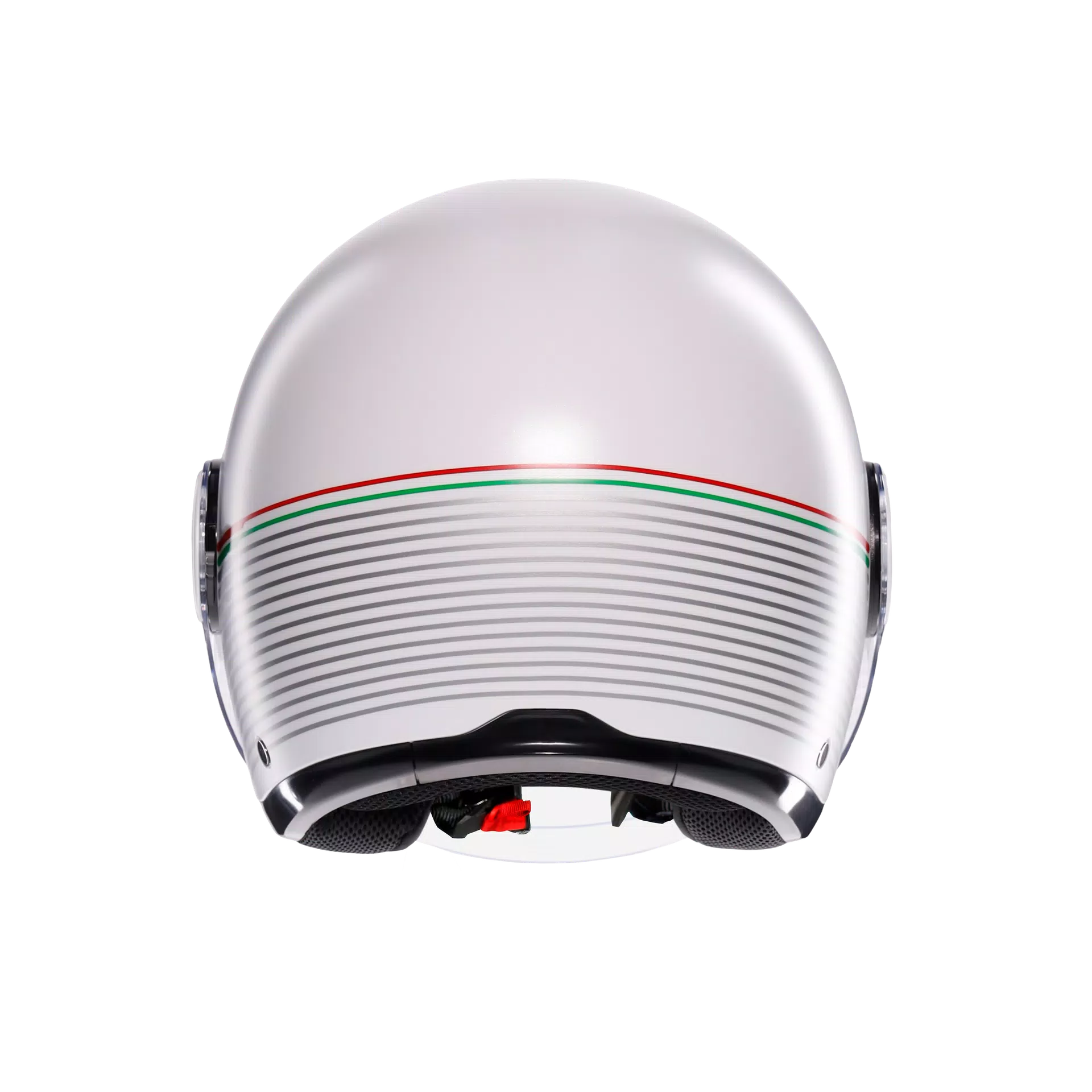 ETERES CAPOLIVERI MATT WHITE/ITALY - MOTORBIKE OPEN FACE HELMET E2206