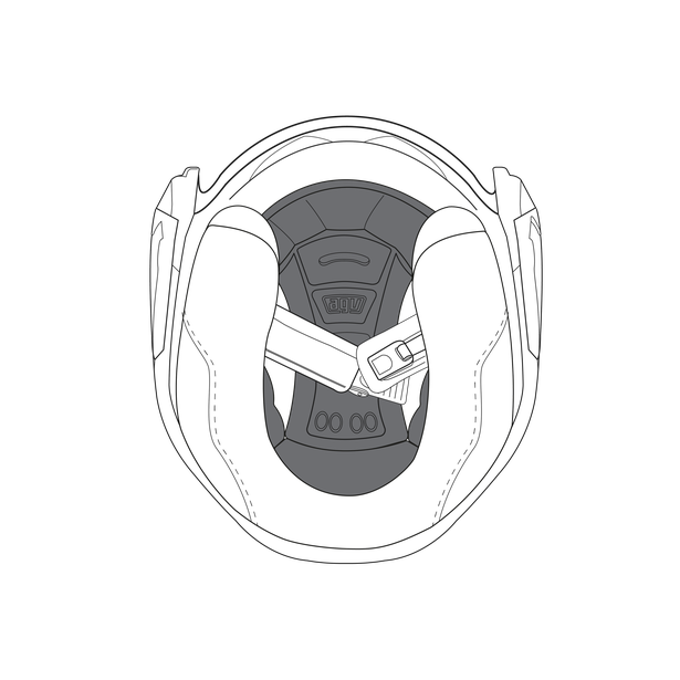 agv-crown-pad-k-5-jet-xl-neutral image number 0