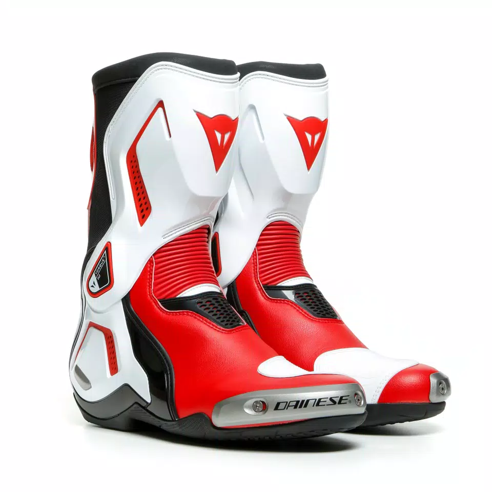 TORQUE 3 OUT BOOTS BLACK WHITE LAVA RED Dainese