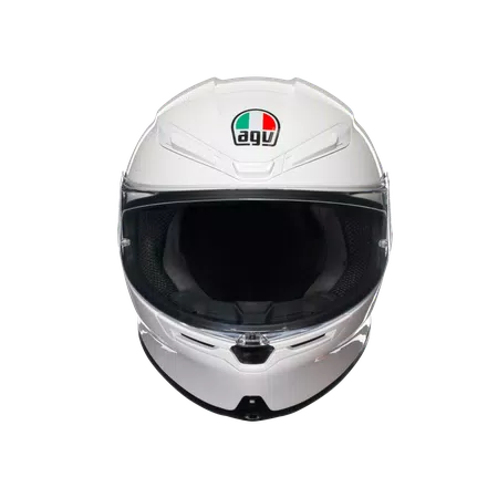 K6 S WHITE - MOTORBIKE FULL FACE HELMET E2206 -  - 2