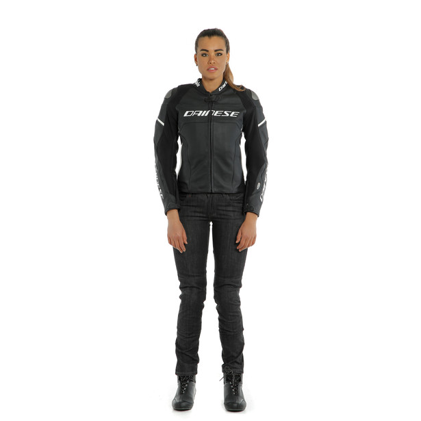 racing-3-d-air-lady-leather-jacket-black-matt-black-matt-pearl-white image number 12