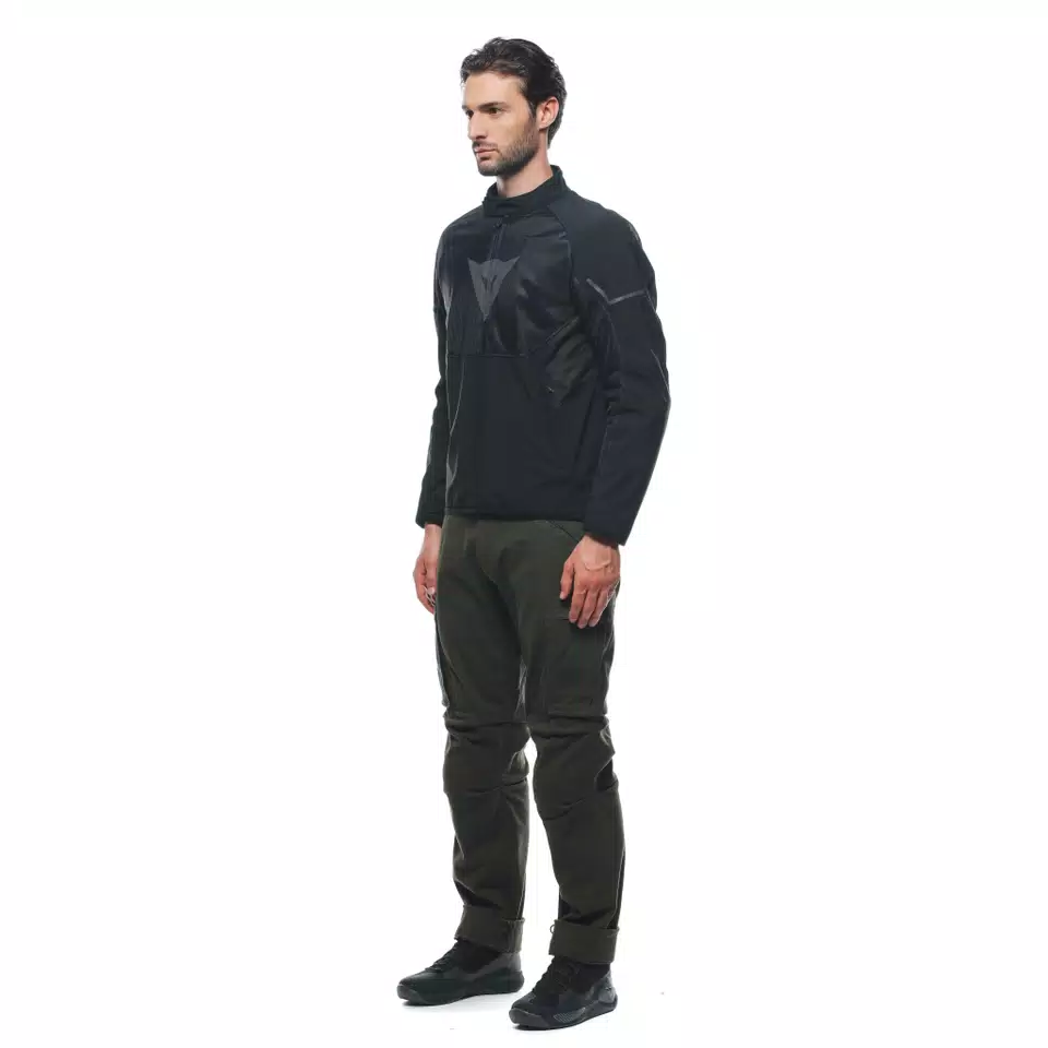 IGNITE AIR TEX - MEN'S SUMMER MOTORCYCLE JACKET IN FABRIC - BLACK/BLACK/GRAY-REFLEX - 4