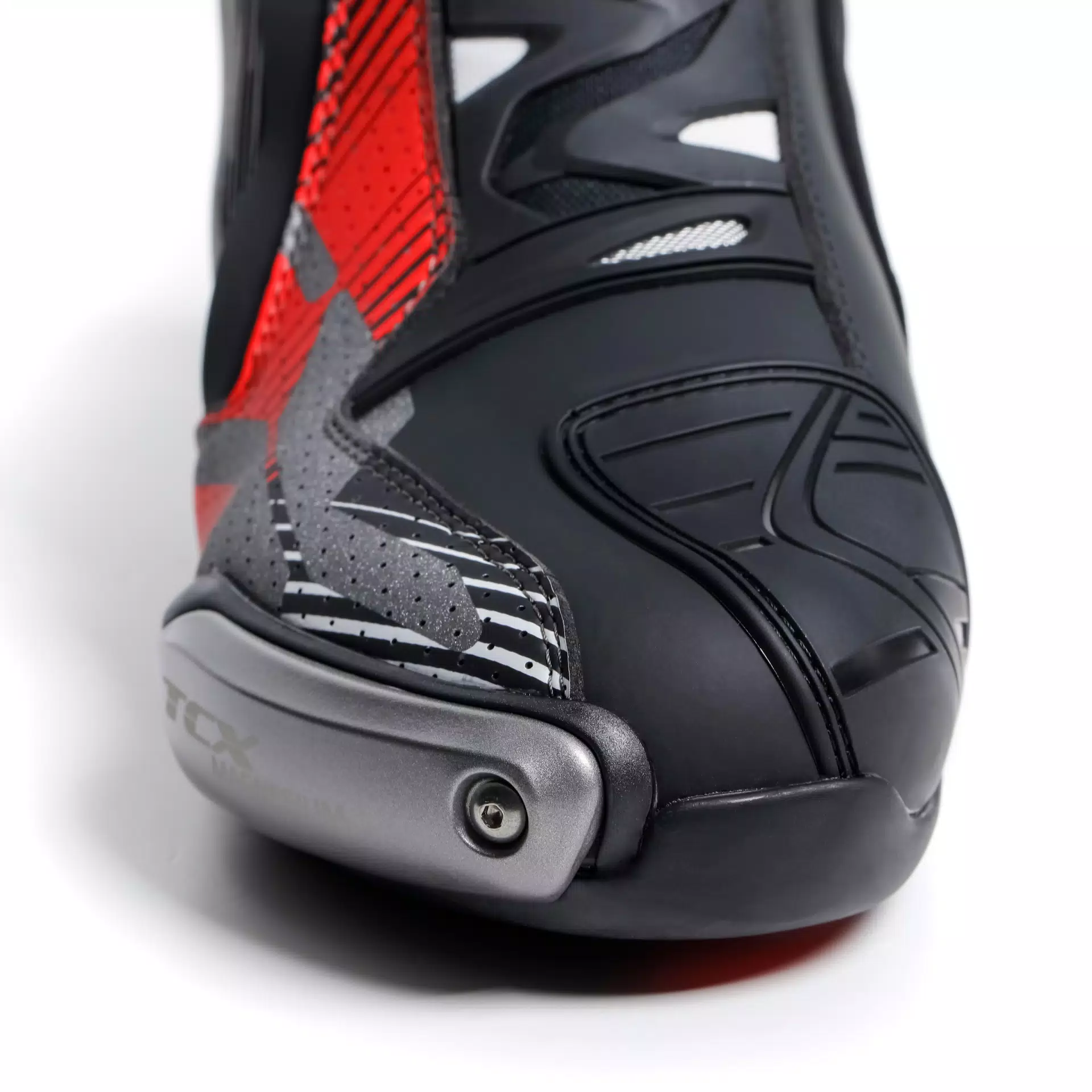 RT-RACE PRO AIR MEN'S MOTORCYCLE RACING BOOTS - BLACK/RED/WHITE