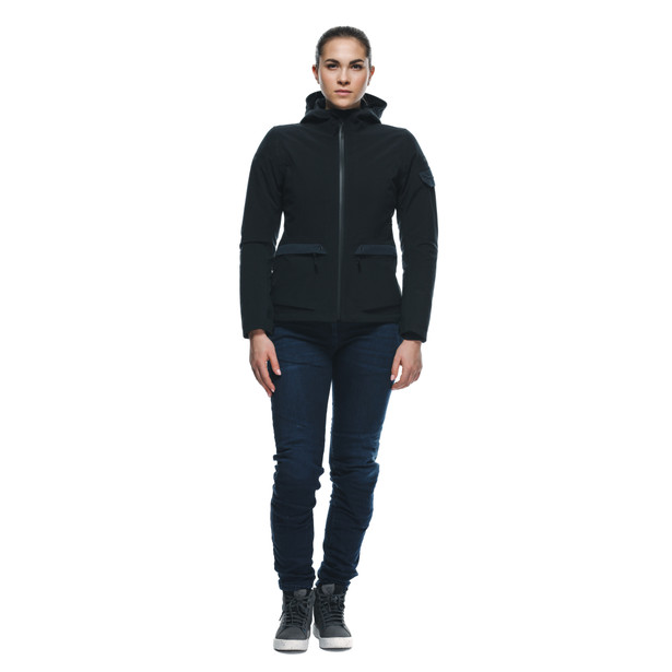 centrale-abs-luteshell-pro-giacca-moto-impermeabile-donna-black image number 2