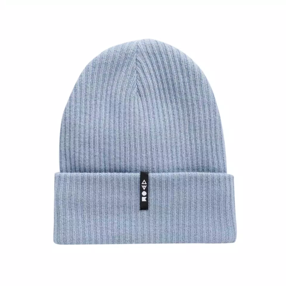 WOOL BEANIE - LIGHT-BLUE - 1