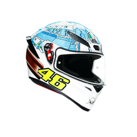 AGV K1 Gloss White Full Face Motorcycle Helmet NEW Free Shipping 