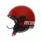 MOMODESIGN FGTR CLASSIC CANDY MATT RED / WHITE - JET HELMET WITH VISOR E2206