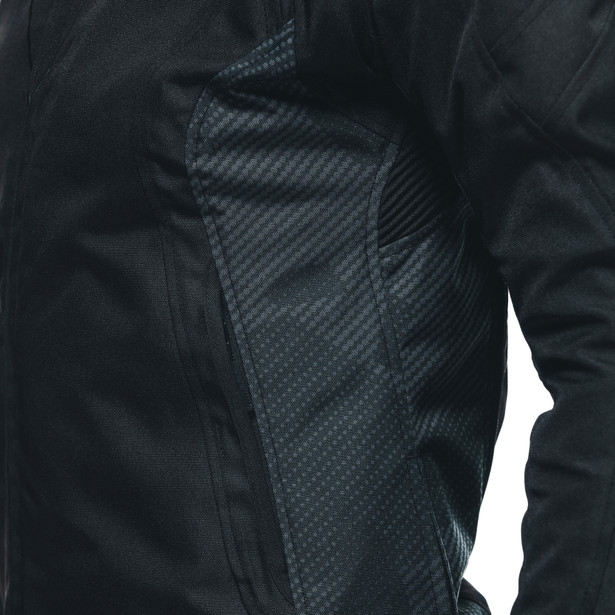 avro-5-tex-giacca-moto-in-tessuto-donna-black-black-black image number 6