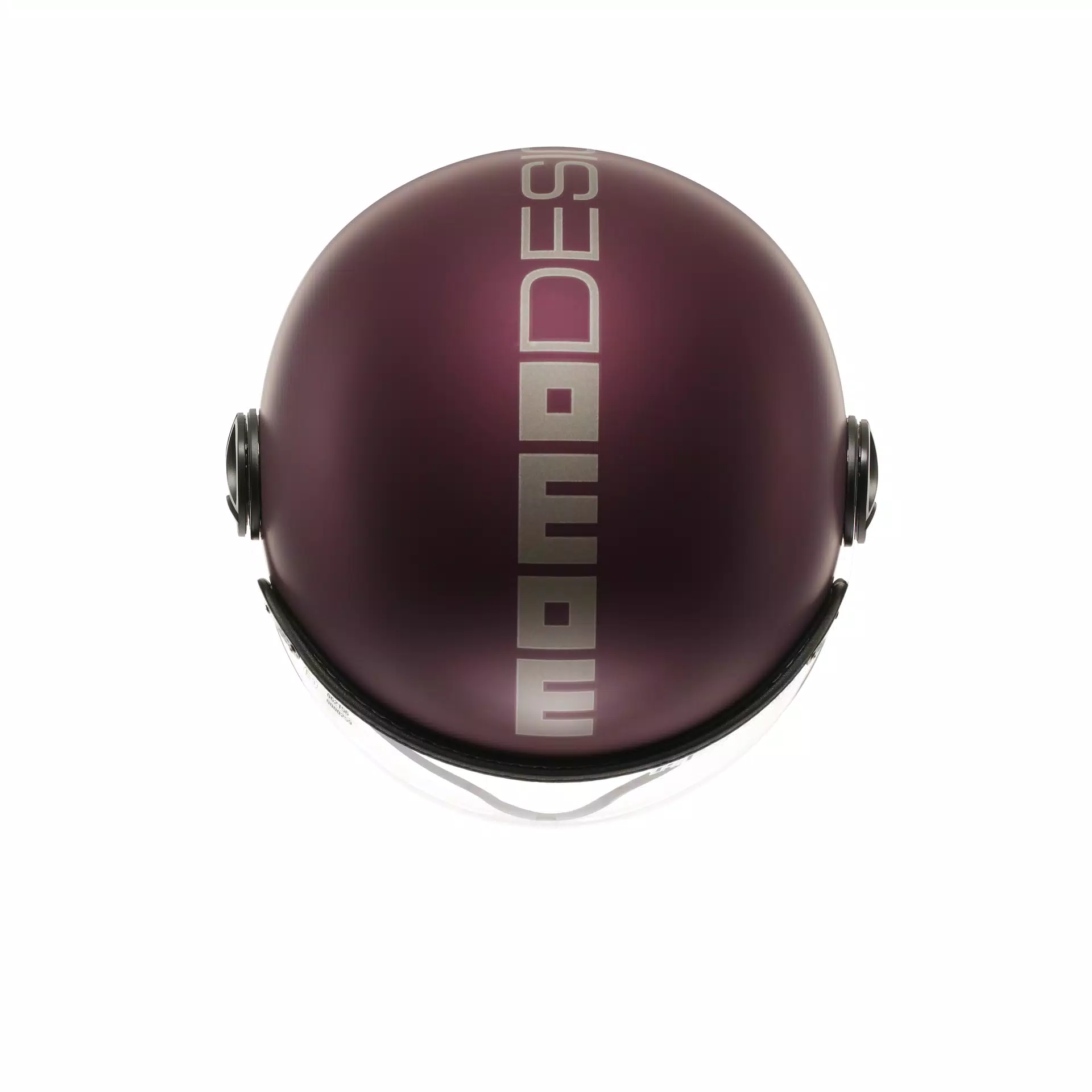 MOMODESIGN FGTR EVO MAT AMARENA / ARGENT - CASQUE JET AVEC DOUBLE VISI&Egrave;RE E2206