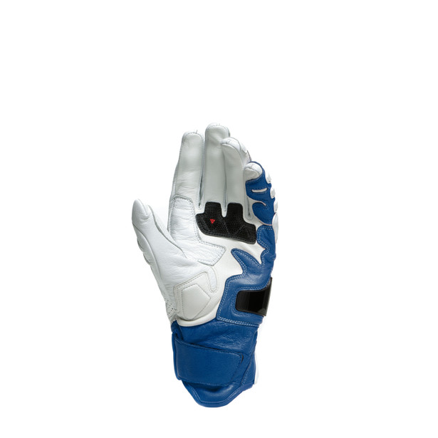 4-stroke-2-guanti-moto-in-pelle-uomo-white-light-blue image number 2