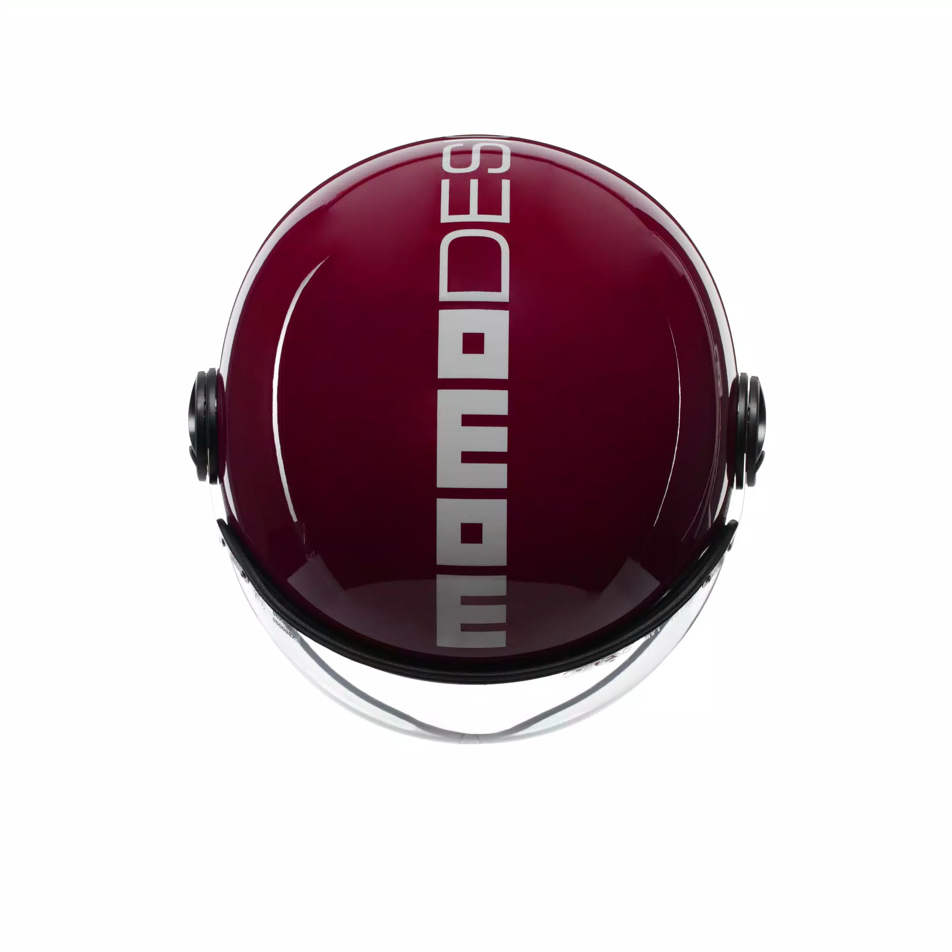 MOMODESIGN FGTR CLASSIC CANDY PURPLE / WHITE - JET HELMET WITH VISOR E2206