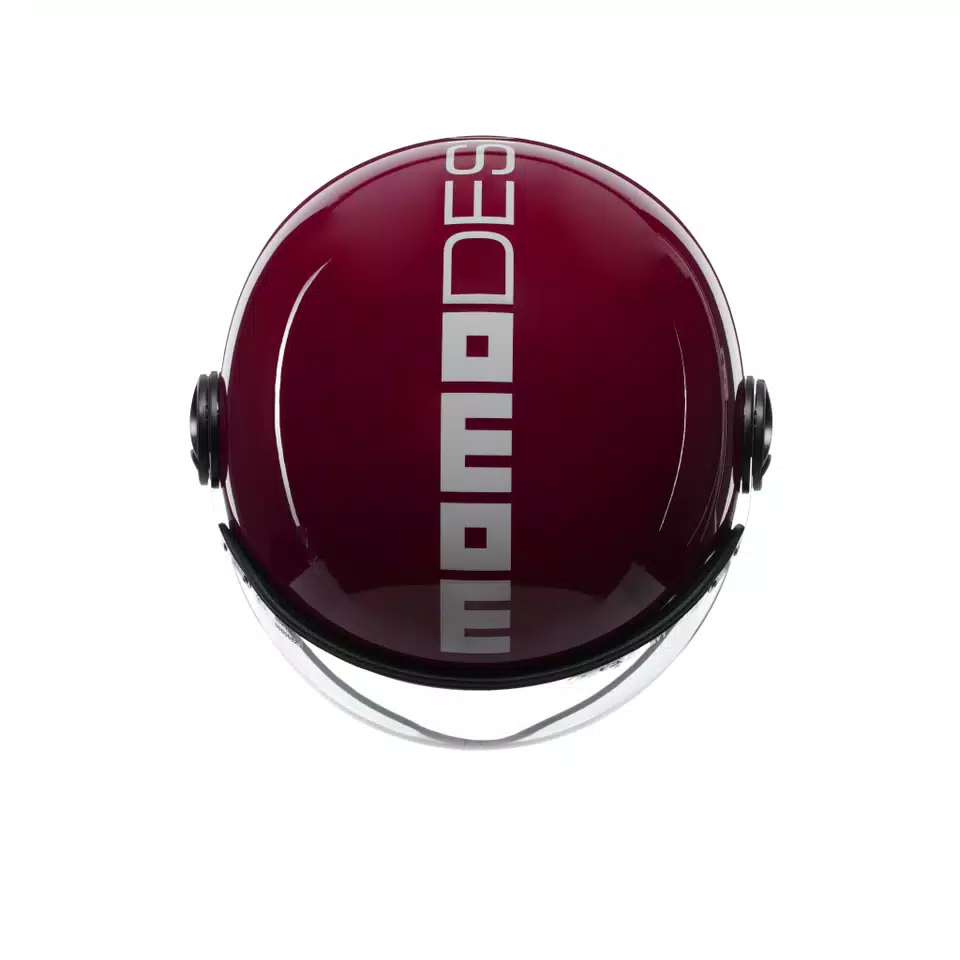 MOMODESIGN FGTR CLASSIC CANDY PURPLE / WHITE - JET HELMET WITH VISOR E2206 -  - 6