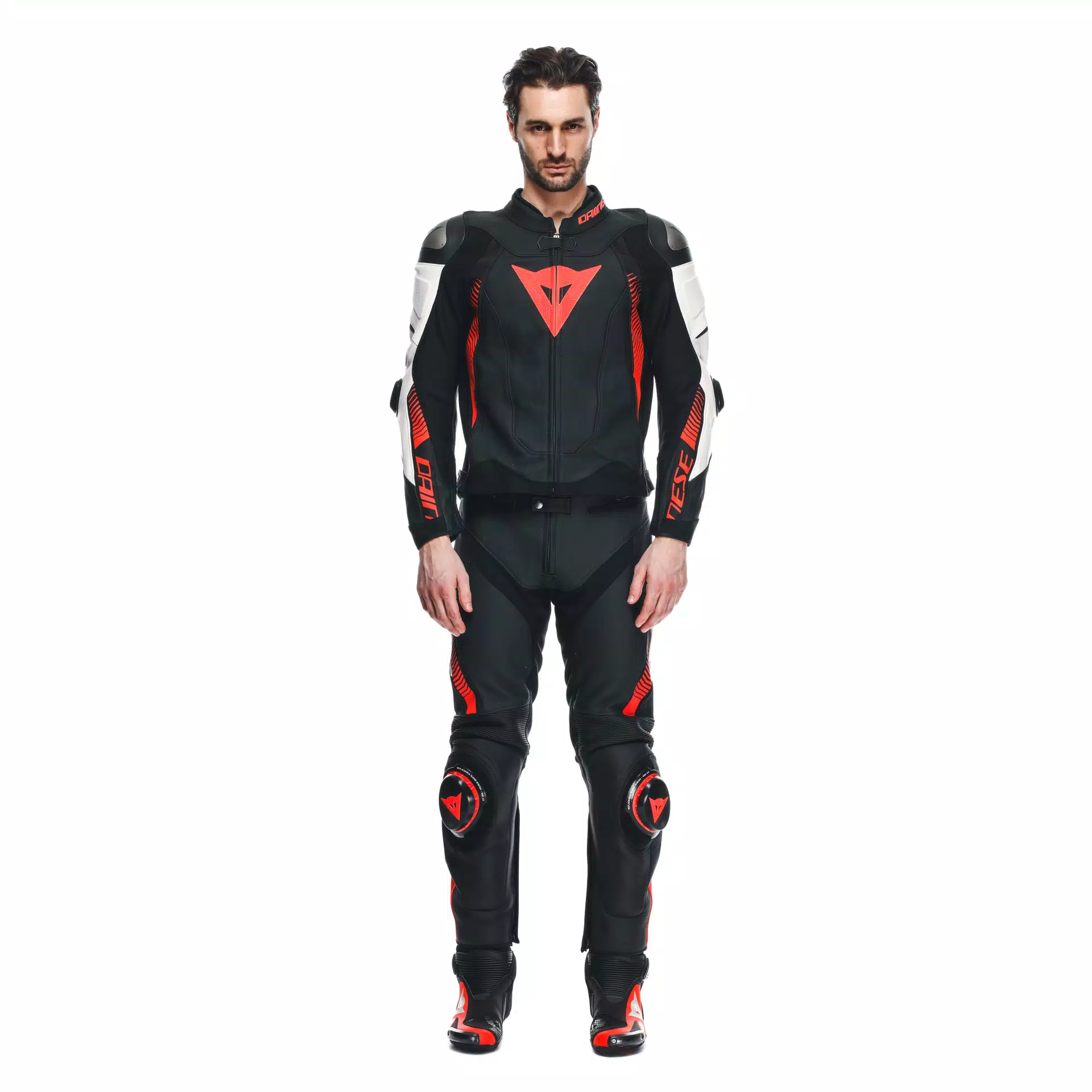 SUPER SPEED 4 - MEN'S MOTORCYCLE PERFORATED LEATHER JACKET