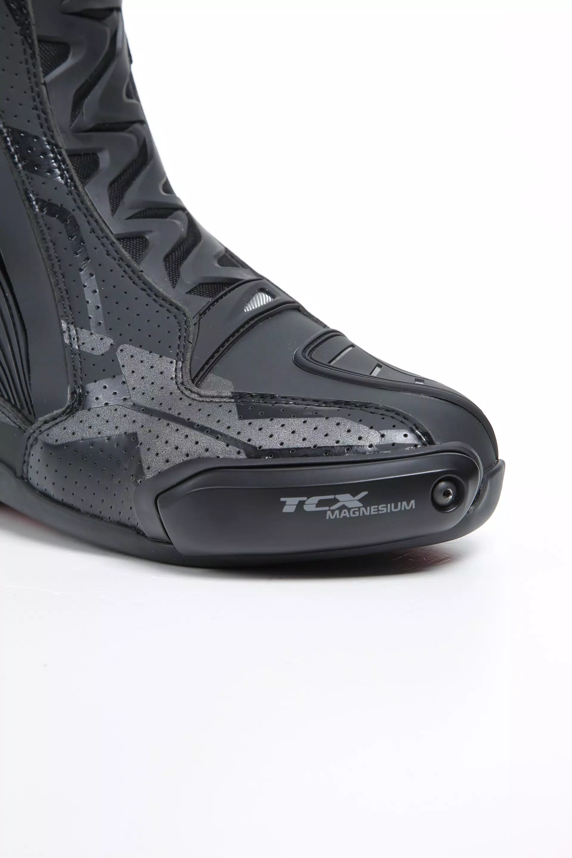 RT-RACE PRO AIR MEN'S MOTORCYCLE RACING BOOTS - BLACK/REFLEX