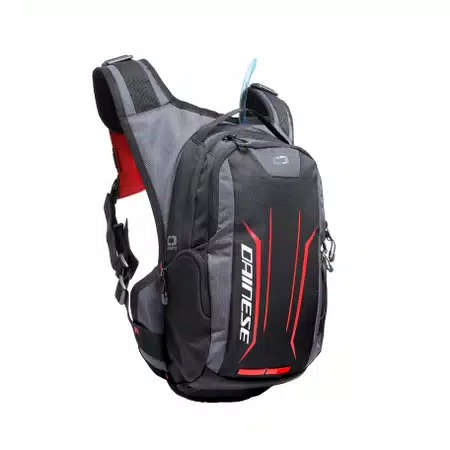ALLIGATOR - MOTORFIETS RUGZAK MET WATERZAK - BLACK/RED - 1