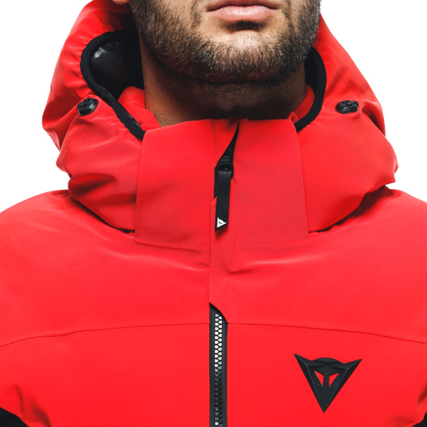 men-s-waterproof-ski-down-jacket-fire-red image number 4