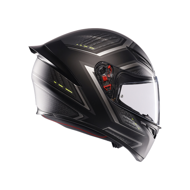 k1-s-sling-matt-black-grey-motorbike-full-face-helmet-e2206 image number 2