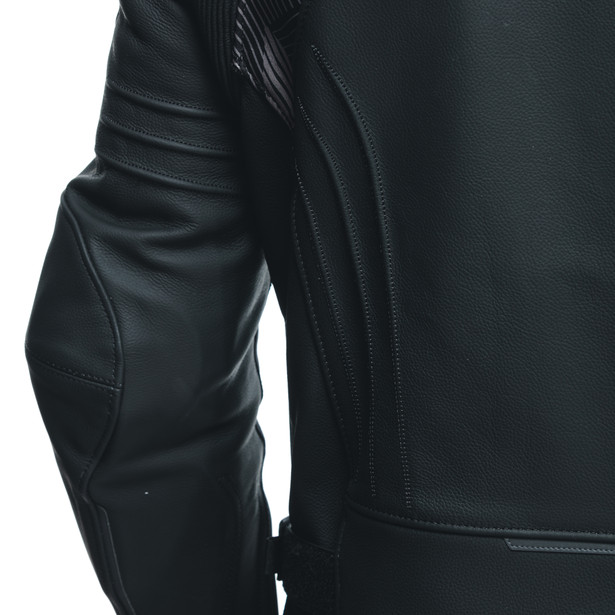 avro-5-giacca-moto-in-pelle-uomo-black-anthracite image number 11