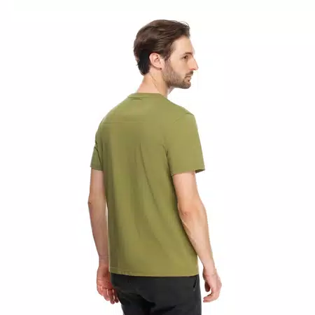 HYPER SPEED DEMON - MEN'S CREWNECK T-SHIRT - OLIVE BRANCH - 4