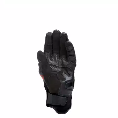CARBON 4 SHORT LEATHER GLOVES - BLACK/BLACK - 3